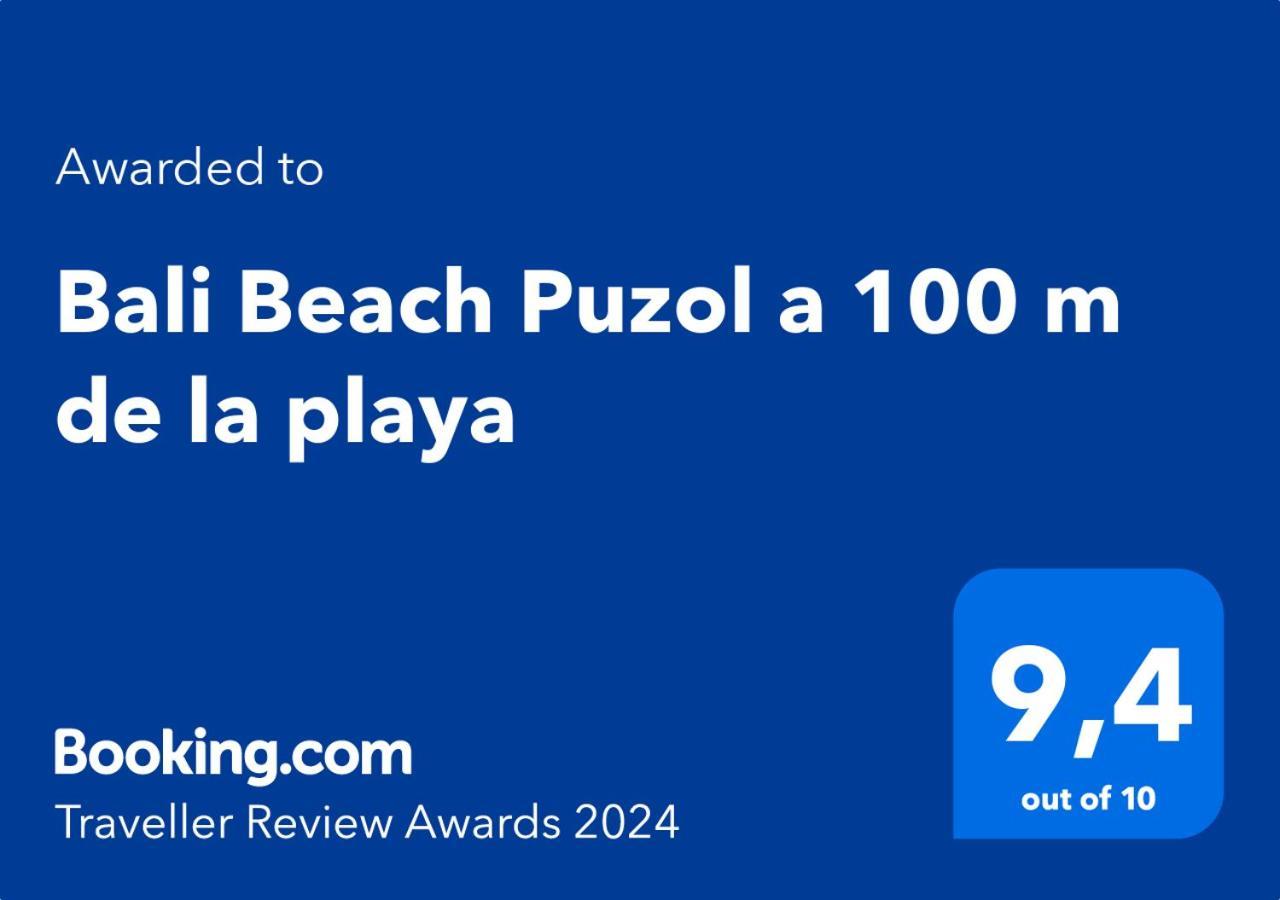 Bali Beach Puzol Relax Cerca De Valencia A 100 M De La Playa Con Ac Exterior foto